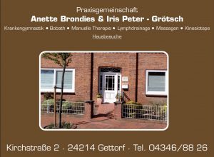 Kirchstraße 2, 24214 Gettorf, Tel.: 04346 / 88 26, irispeter@versanet.de